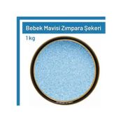 Tos 1 kg Bebek Mavisi Zımpara Şekeri