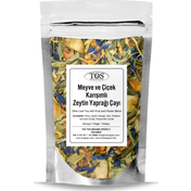 TOS The Organic Spices 250 gr Meyve ve Çiçek Karışımlı Zeytin Yaprağı Çayı