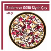 Tos The Organic Spices 40 gr Badem ve Güllü Siyah Çay