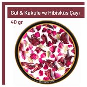TOS The Organic Spices 40 gr Gül Kakule ve Hibisküs Çayı
