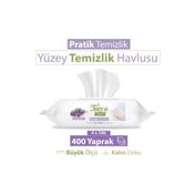 Turco 4x100 Lavanta Doğadan Pratik Yüzey Temizlik Havlusu