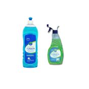 Turmepa 500 ml Cam Temizleyicisi + Turmepa 750 ml Elde Yıkama Bulaşık Deterjanı
