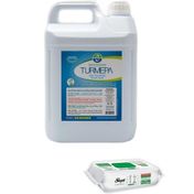 Turmepa Cam Temizleyici 5 lt + 100'lü Çamaşır Sulu Yüzey Temizlik Havlusu