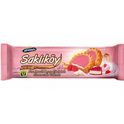 Ülker 100gr Saklıköy Frambuazlı Beyaz Çikolatalı Bisküvi