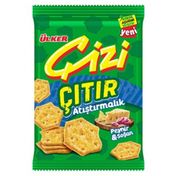 Ülker Çizi Çıtır 20x40 gr Peynir ve Soğan Aromalı Kraker
