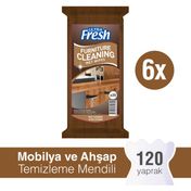 Ultra Fresh 6x20 Yaprak Mobilya ve Ahşap Yüzey Temizleme Mendili