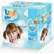 Uni Baby 12x52'li Aktif Sensitive Islak Havlu