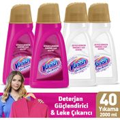 Vanish 2x1 lt Kosla Oxi Action Gold Renkliler + Beyazlar Sıvı Leke Çıkarıcı