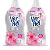 Vernel Max Çiçek Ferahlığı 2 x 1320 ml Konsantre Çamaşır Yumuşatıcısı