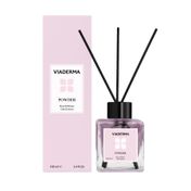 Viaderma 100 ml Kare Şişe Pudra Esas Bambu Çubuklu Oda Kokusu