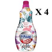Viking Relax 4x1440 ml Çamaşır Yumuşatıcısı