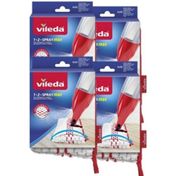 Vileda 1-2 Spray Max 4 Adet Yedek Başlık Mop