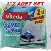 Vileda 2'li Paket 2 Adet Çizmez Bulaşık Süngeri