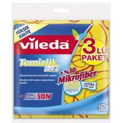Vileda 30% Mikrofiberli Temizlik Bezi 3'lü Yüzey Temizleyici