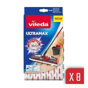 Vileda 8'li Yedek Ultramat Dikdörtgen Mikrofiber Yedek Paspas