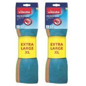 Vileda Colors XL 4'lü 2 Adet Mikrofiber Bez