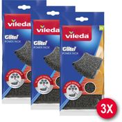 Vileda Glitzi Power Inox 3 Adet 2'li Paket Bulaşık Teli