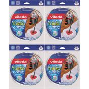 Vileda Turbo Paspas Ucu 4'lı Set Yedek Mop