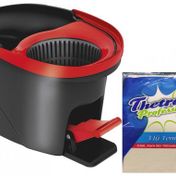 Vileda Turbo Pedallı Temizlik Kovası + Temizlik Bezi