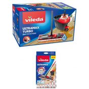 Vileda Ultramax Turbo Temizlik Seti + Ultramax Yedek Mop