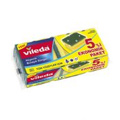 Vileda Yeşil Klasik 3x5 Adet Hijyenik Bulaşık Süngeri