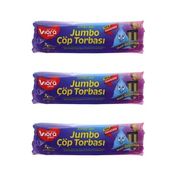 Viora 72x95 cm 7 Adetlik 3 Rulo Mavi Özgürlük Kokulu Mavi Çöp Poşeti