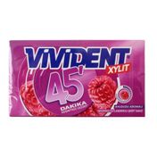 Vivident 45 dk 26 gr Cüzdan Ahududu Aromalı Sakız
