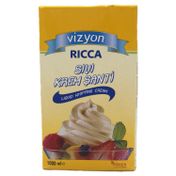 Vizyon Ricca Bitkisel Sıvı 1 lt Şekerli Krem Şanti