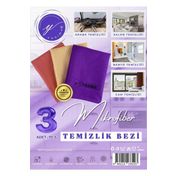 Yasima 3 Adet 40x60 cm Sihirli Krem Dekoratif Temizlik Bezi