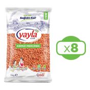 Yayla 8x1 kg Kırmızı Mercimek