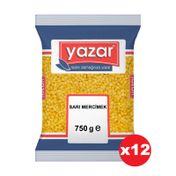 Yazar 12x750 gr Sarı Mercimek