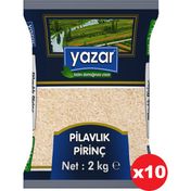 Yazar 2 kg x 10 Paket Pilavlık Pirinç
