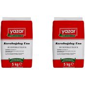 Yazar 2x5 kg Taş Değirmende Öğütülmüş Karabuğday Unu