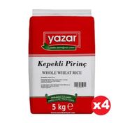Yazar 4x5 kg Kepekli Pirinç