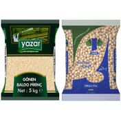 Yazar 5 kg Gönen Baldo Pirinç + 5 kg Koçbaşı Nohut