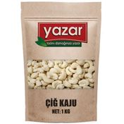 Yazar Kuruyemiş 1 kg Çiğ Kaju