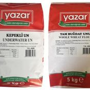 Yazar Taş Değirmende Öğütülmüş Tam Buğday 5 kg ve 5 kg Kepekli Un