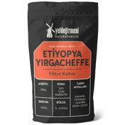 Yeldeğirmeni Kurukahvecisi 250 gr Etiyopya Yırgacheffe Yöresel Filtre Kahve