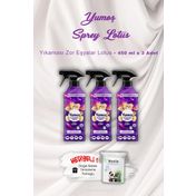 Yumoş 3x450 ml Sprey Lotus Ev ve Tekstil Spreyi