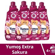 Yumoş 4x1440 ml Extra Sakura Konsantre Yumuşatıcı