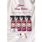 Yumoş 4x450 ml Sakura Sprey