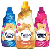 Yumoş Extra Hanımeli 3x1440 ml + Orkide 3x1440 ml + Lilyum 3x1440 ml Çamaşır Yumuşatıcısı