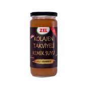 Zel Premium 6 x 480 ml Jöle Kıvamında Kolajen Takviyeli İlikli Kemik Suyu