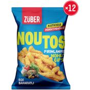 Züber 12x55 gr Ege Baharatlı Noutos Fırınlanmış Nohut Cipsi