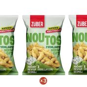 Züber 3x55 gr Yoğurt ve Mevsim Yeşillikleri Noutos Nohut Cipsi
