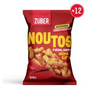 Züber Noutos Fırınlanmış Chili 12x55 gr Nohut Cipsi