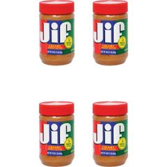 Jif no ilave şeker fıstık ezmesi serpme, 15.5 oz