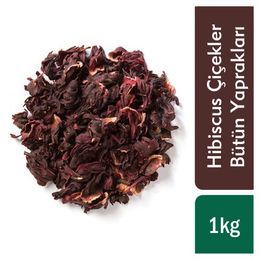 1 kg Hibiscus Çiçekler Bütün Yaprakları