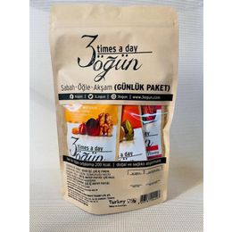 3 Öğün 120 gr Günlük Paket Kuruyemiş