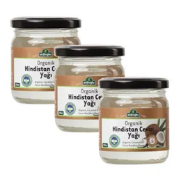 3x200 ml Organik Hindistan Cevizi Yağı